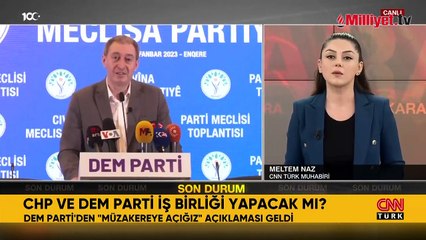 CHP ve DEM Parti iş birliği yapacak mı? Son bilgiler...