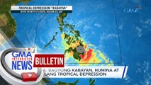 PAGASA: Bagyong Kabayan, humina at isa na lang Tropial Depression | GMA Integrated News Bulletin