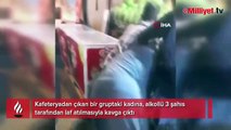 Yer: Beşiktaş! Kız arkadaşına laf atanları dövdü