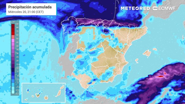 La lluvia se abrirá paso entre el superanticiclón en los próximos días