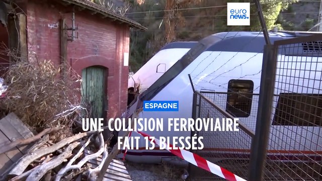 Espagne : une collision ferroviaire fait 13 blessés