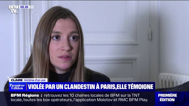 On n'applique pas les lois : violée par un homme sous OQTF, Claire témoigne sur BFMTV