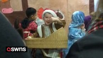 Hilarious moment UK boy obsessed with pirates shouts 'land ahoy' in Christmas nativity