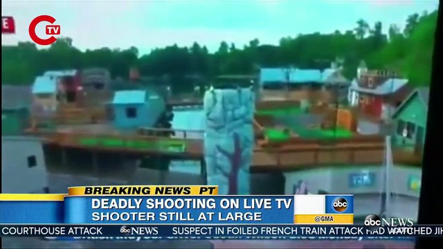 Muhabir ve kameraman canlı yayın sırasında öldürüldü