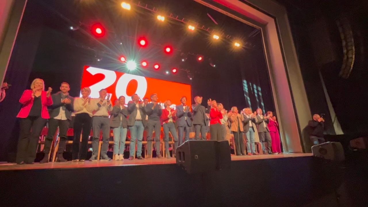 Congrès PS : Elio Di Rupo tête de liste socialiste pour les élections européennes et Estelle Ceulemans secrétaire générale de la FGTB Bruxelles