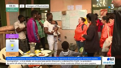 Dominique Santoni sur l'accueil des mineurs isolés en Vaucluse