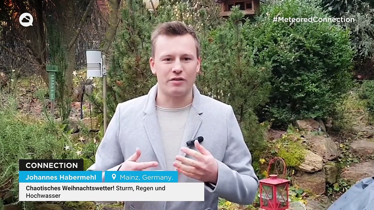 Chaotisches Weihnachtswetter! Sturm, Regen und Hochwasser