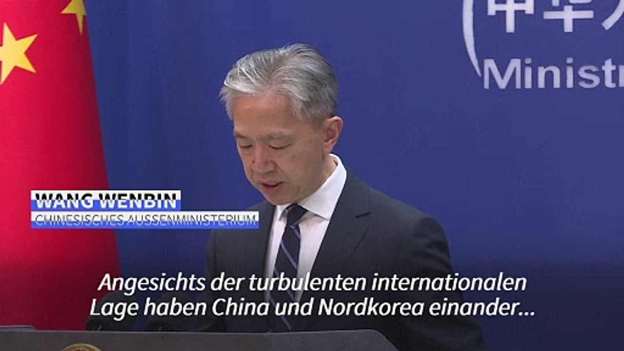 China bekräftigt "freundschaft" mit nordkorea