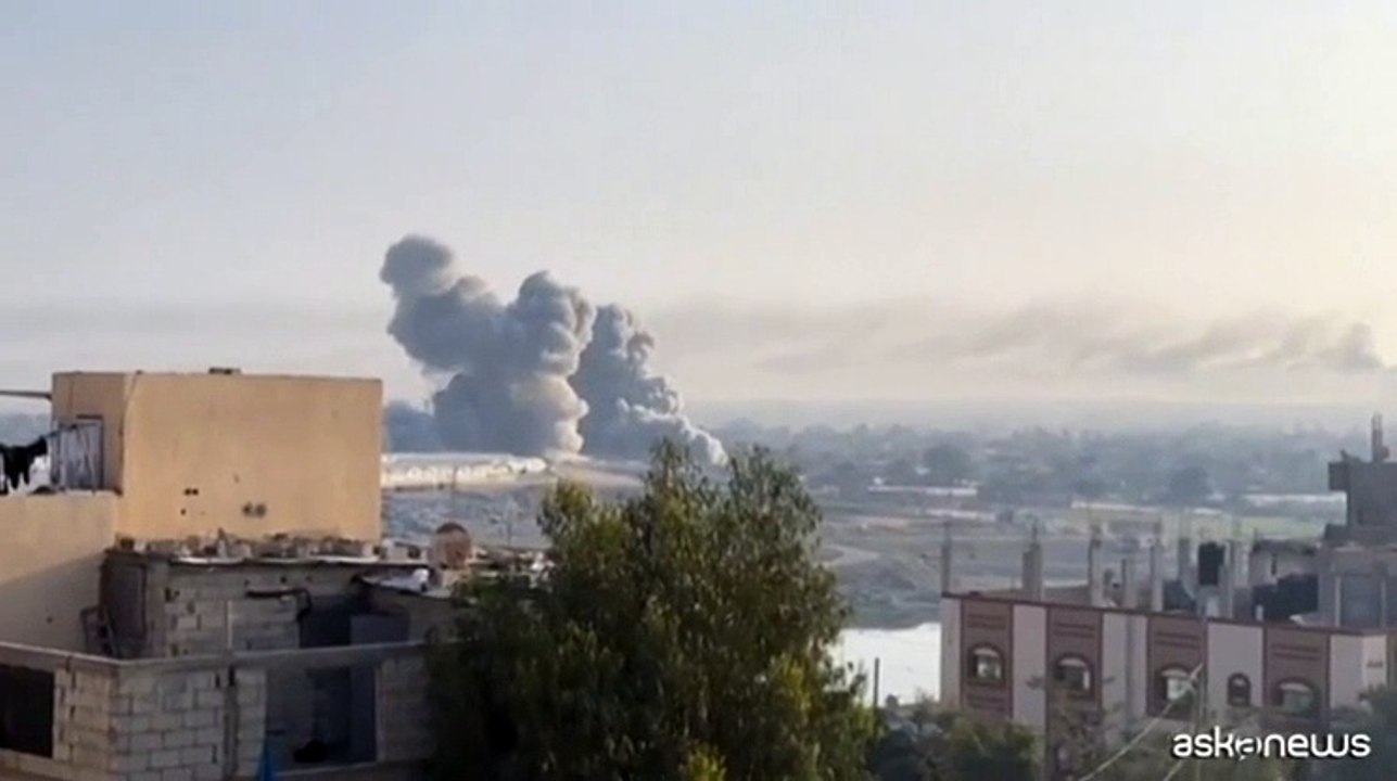 Nuovo raid a Khan Younis a sud della Striscia di Gaza