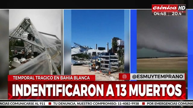 Turbonada: ¿de qué se trata el fenómeno que dejó destrozos y víctimas fatales en Bahía Blanca?