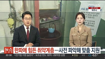 Download Video: 한파에 힘든 취약계층…사전 파악해 맞춤 지원