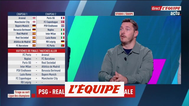 Le PSG affrontera la Real Sociedad en huitièmes de finale - Foot - C1