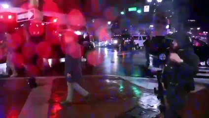 BREAKING: Sedan crashes into SUV from Biden's motorcade near election headquarters