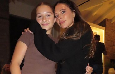 Victoria Beckham reveals she hasn't told daughter Harper she had breast implants