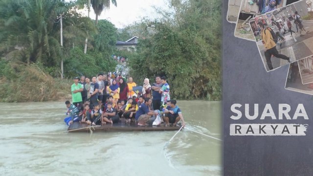 Suara Rakyat: Jambatan menghubung empat kampung di Kuala Krai runtuh
