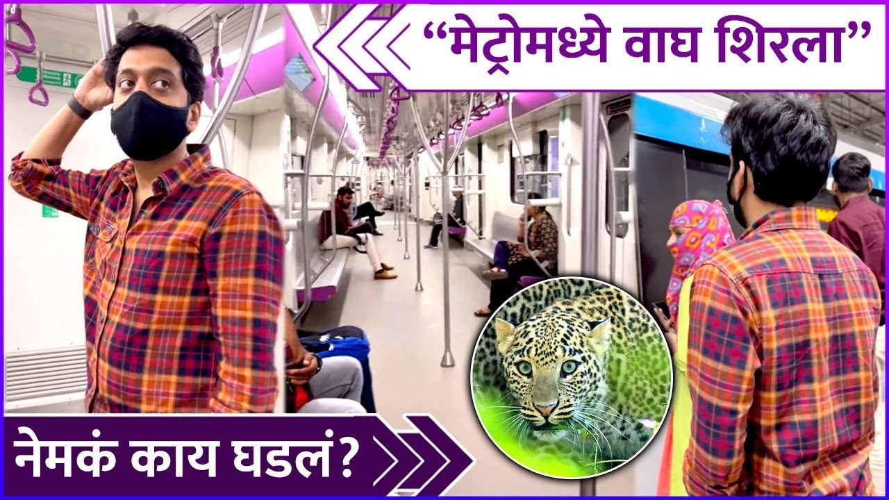 “मेट्रोमध्ये वाघ शिरला” | Did it Really Happen? | Life in a Metro | Amey Wagh Stories