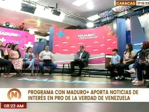 Ciudadanos opinan sentirse escuchados gracias al programa del Ejecutivo Nacional Con Maduro +
