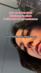 Unos pasajeros se ríen de una 'influencer' mexicana en el tren de Barcelona