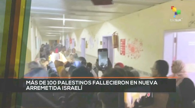 teleSUR Noticias 8:30 18-12: Israel arrecia masacres en la Franja de Gaza