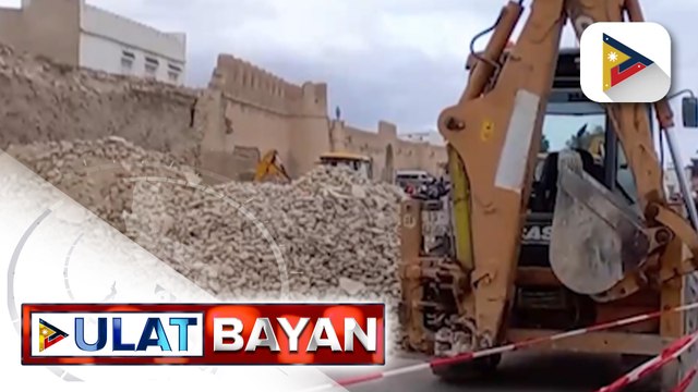 Tatlo, patay matapos mabagsakan ng gumuhong bahagi ng makasaysayang pader sa Tunisia