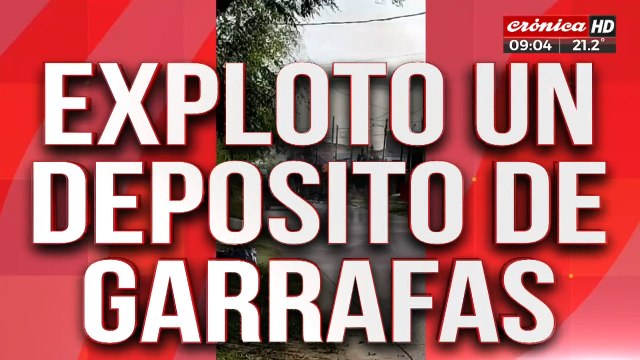 Impresionante video muestra explosión en depósito de garrafas