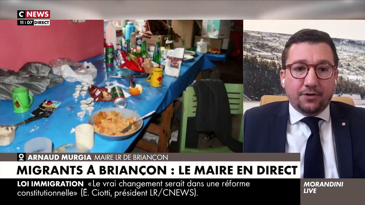 Que se passe-t-il à Briançon ? Une maison squattée et dévastée par des migrants, une propriétaire en larmes, le maire menacé ! Regardez le dossier de "Morandini Live" - VIDEO
