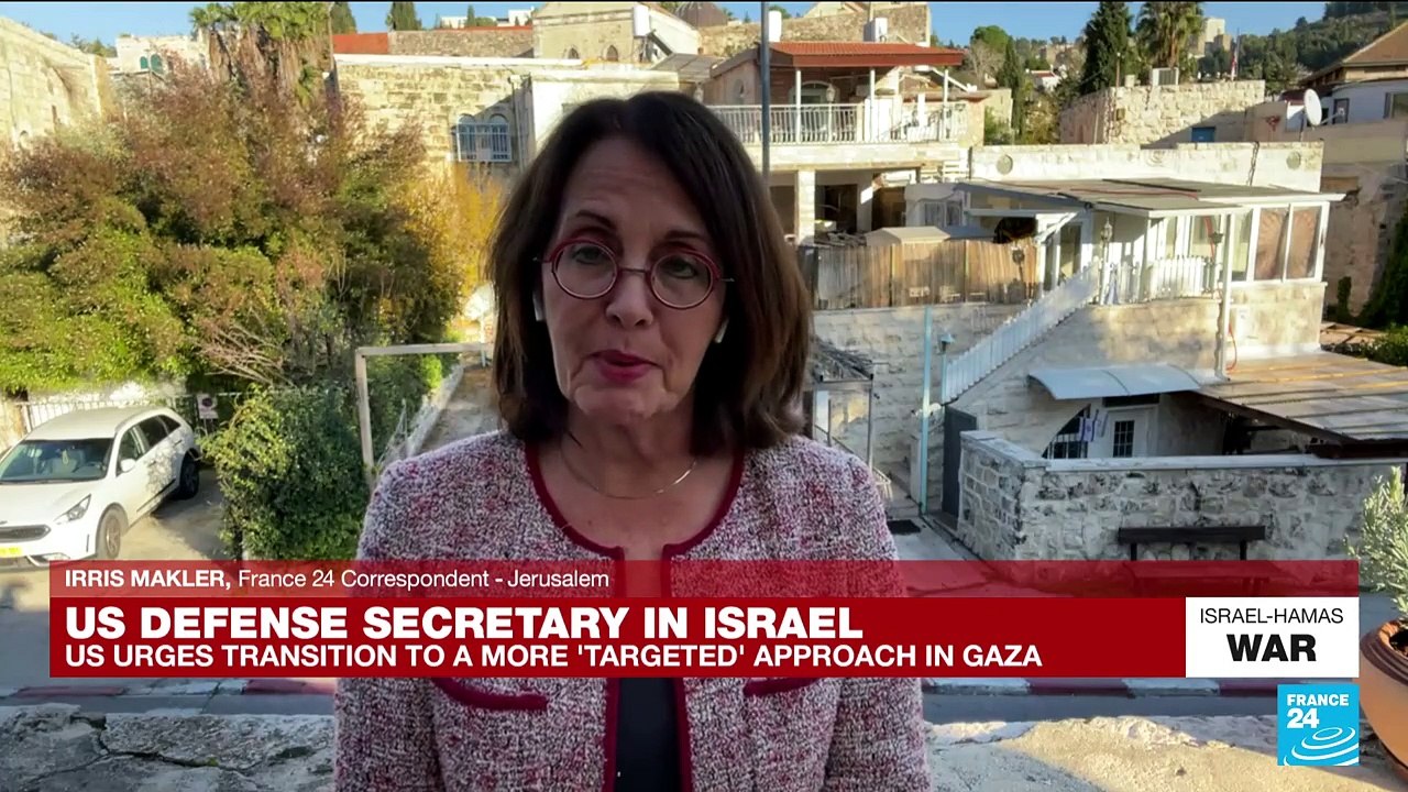 US defence chief in Israel for talks on Gaza offensive, Red Sea attacks