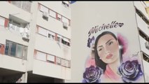 A Roma un murales ricorda Michelle Causo, vittima di femminicidio