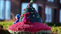 Greenock's Yarn Bombers return with Christmas themed toppers