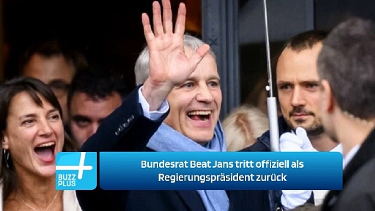 Bundesrat Beat Jans tritt offiziell als Regierungspräsident zurück