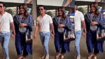 After reception, Randeep Hooda and Lin Laishram seen walking hand in hand