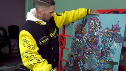 L'affiche  du carnaval 2024 racontée par Aket, l'artiste.