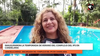 Inauguraron la temporada de verano del complejo del IPS en Candelaria