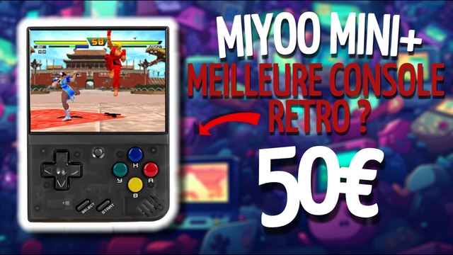 Miyoo mini plus la console retrogaming LA PLUS FIABLE pour 50€ ? Unboxing, test, ajouter des jeux ?
