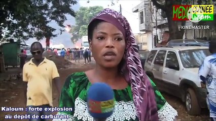 Kaloum :ce matin la réaction des habitants de khorontin après l'explosion...