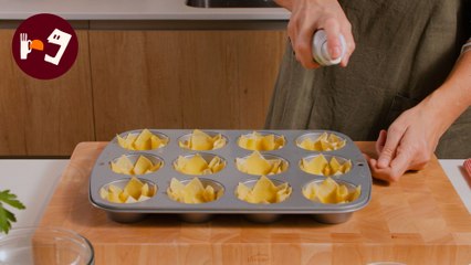 Tartaletas de cangrejo y gambas