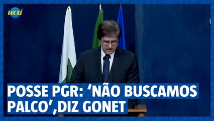 Posse PGR: 'não buscamos palco nem holofote', diz Gonet