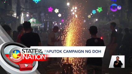 Nationwide ban sa mga paputok, isinusulong ng DILG | SONA