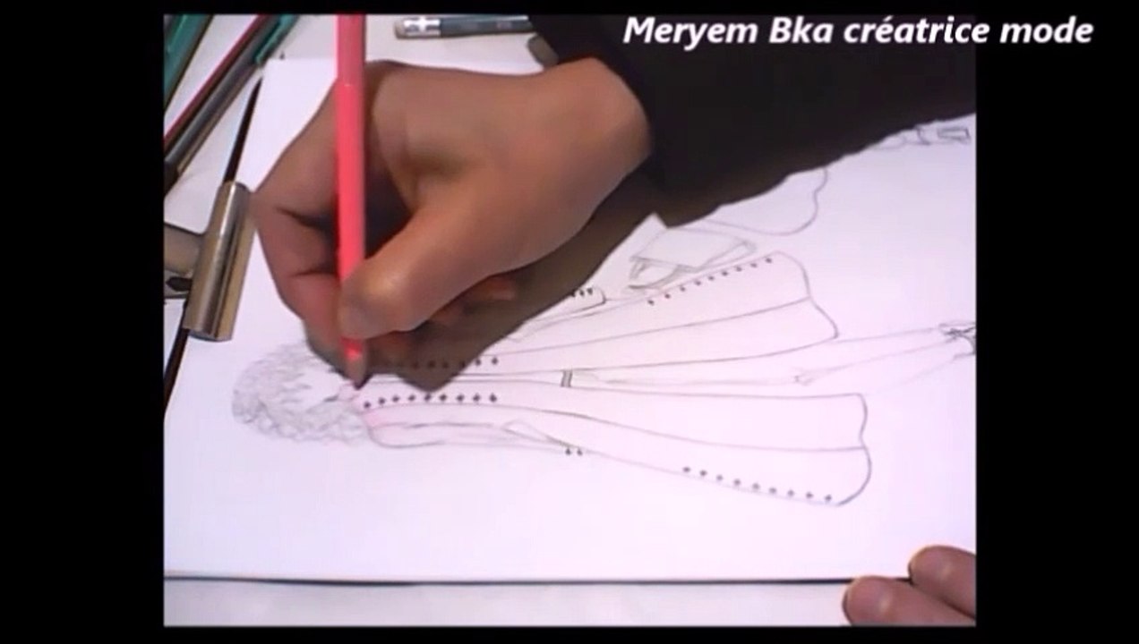 Comment dessiner et colorer un manteau et un pantalon jean
