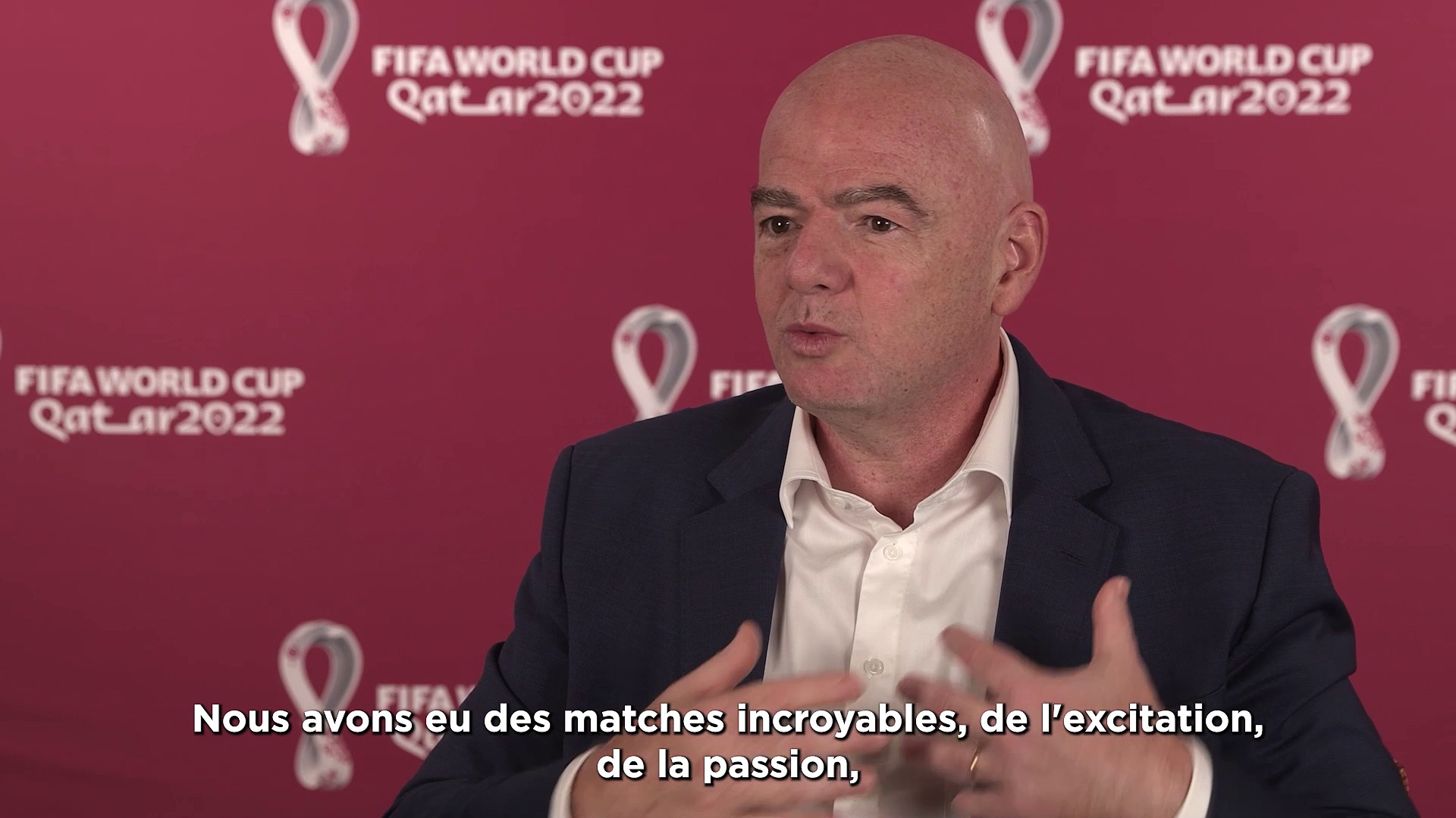 "La Coupe du Monde de la FIFA 2022 au Qatar a été la meilleure Coupe du Monde de l'histoire"