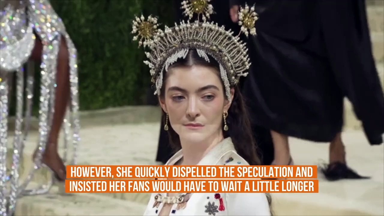 Lorde manages fans' expectations after teasing new music