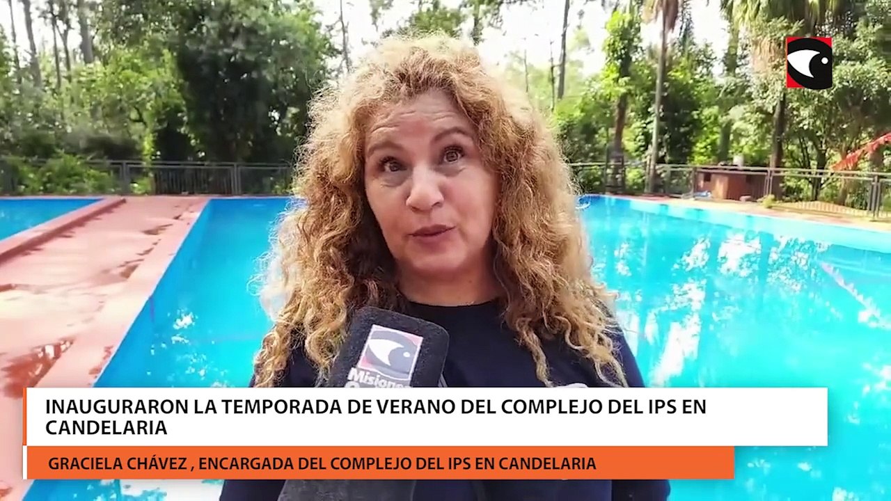 Inauguraron la temporada de verano del complejo del IPS en Candelaria