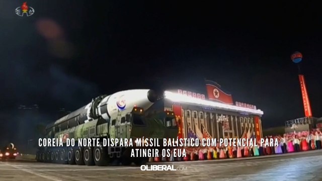 Coreia do Norte dispara míssil balístico com potencial para atingir os EUA