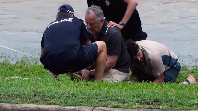 Cientos de evacuados y cocodrilos sueltos por inundaciones en Australia