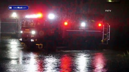 Cars and homes flood as heavy as storm hits Paterson, New Jersey