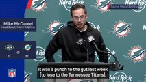 McDaniel 'extremely proud' of Dolphins' comeback win