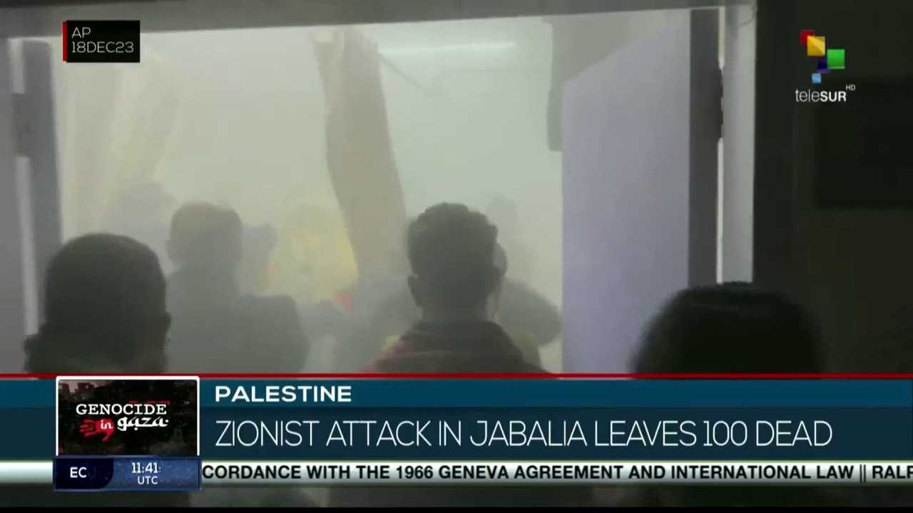 Palestine: Zionist attack in Jabalia leaves 100 dead