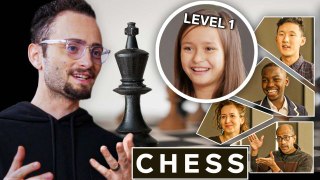 Chess Pro Explains Chess in 5 Levels of Difficulty (ft. GothamChess)