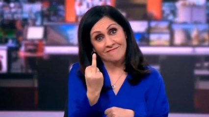 « C’était une blague avec l’équipe » : après son doigt d’honneur sur la BBC, une présentatrice s’explique