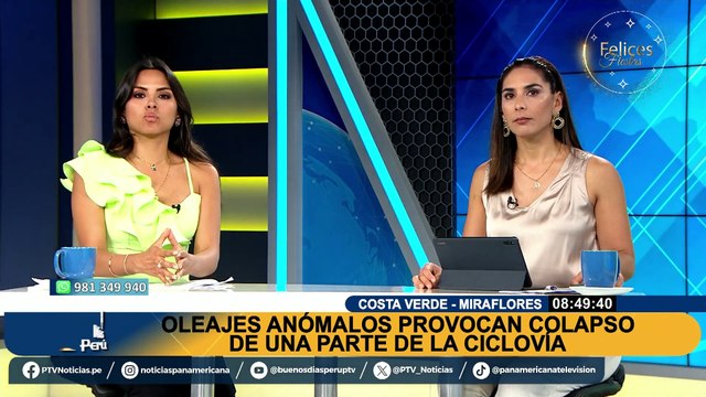 Colapso de ciclovía de la Costa Verde en Miraflores: “no se puede caminar”